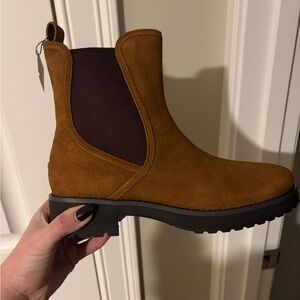 Cole Haan Tobacco Suede Winter Boots